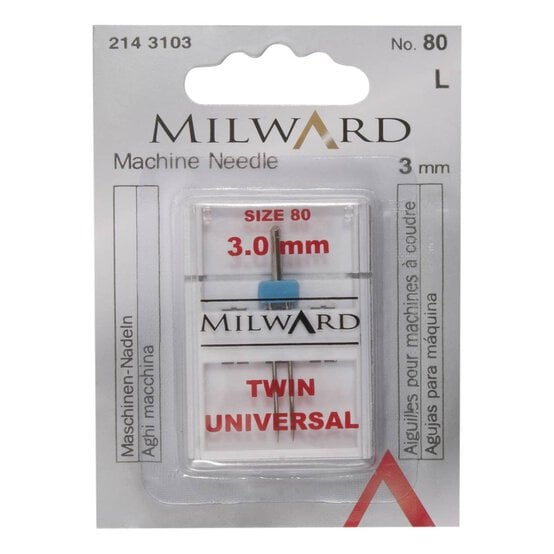 Milward Universal Twin Machine Needles No. 80