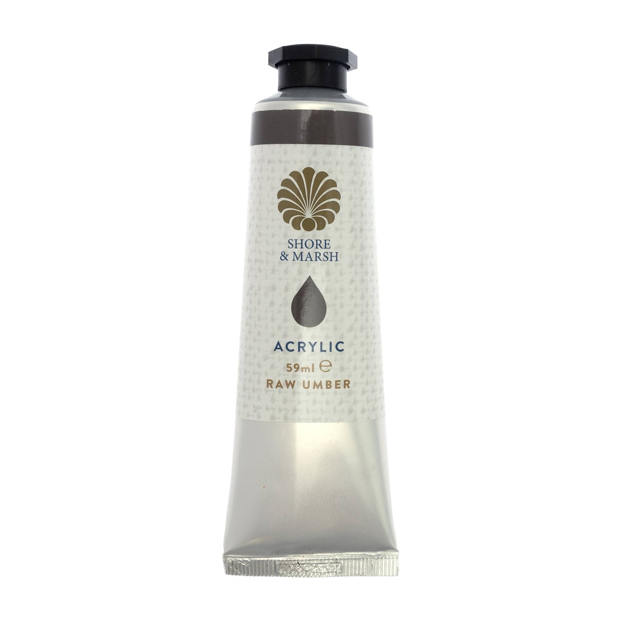 Shore & Marsh Raw Umber Acrylic Paint 59ml