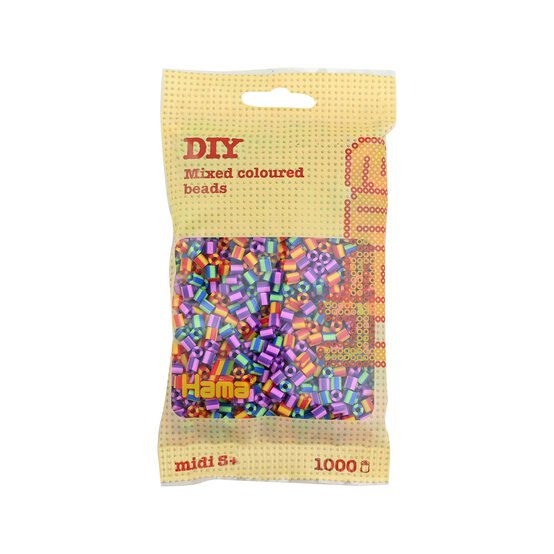 Hama Mixed Striped Beads?1000 Pack