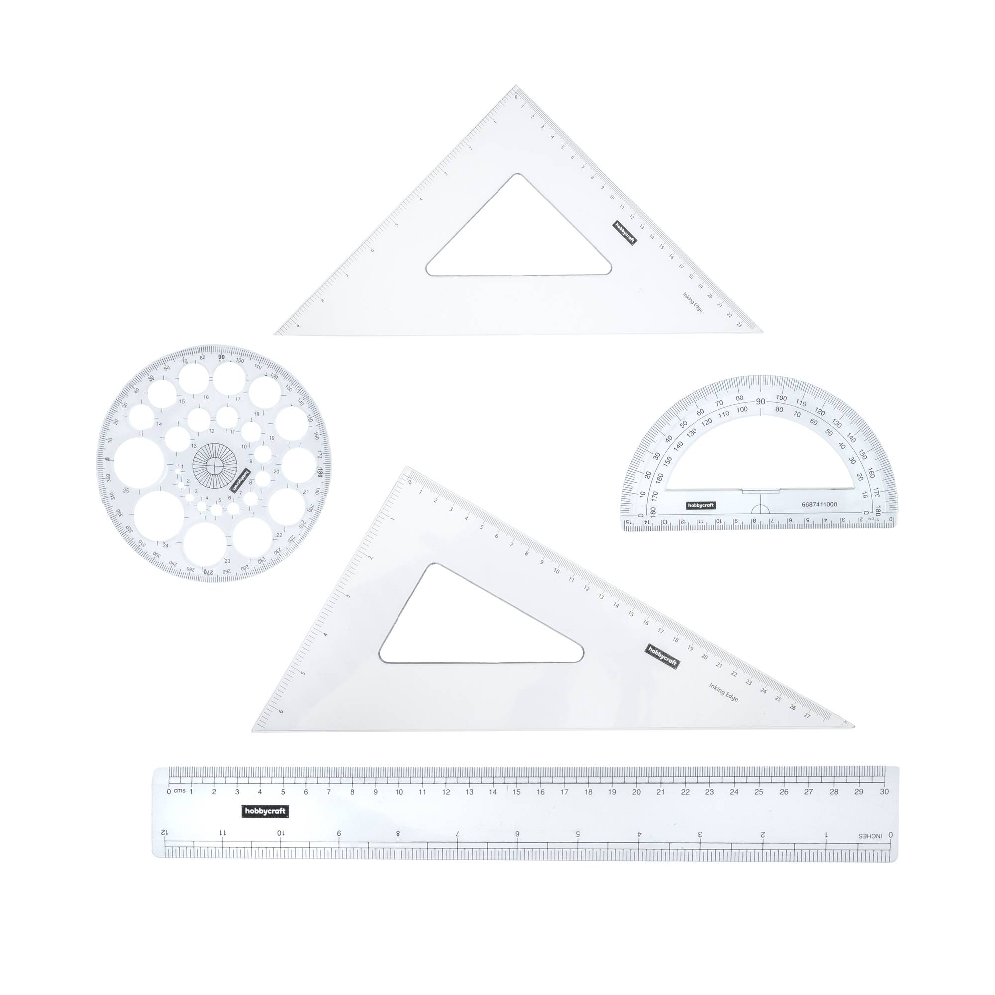 Geometry Set 5 Pieces