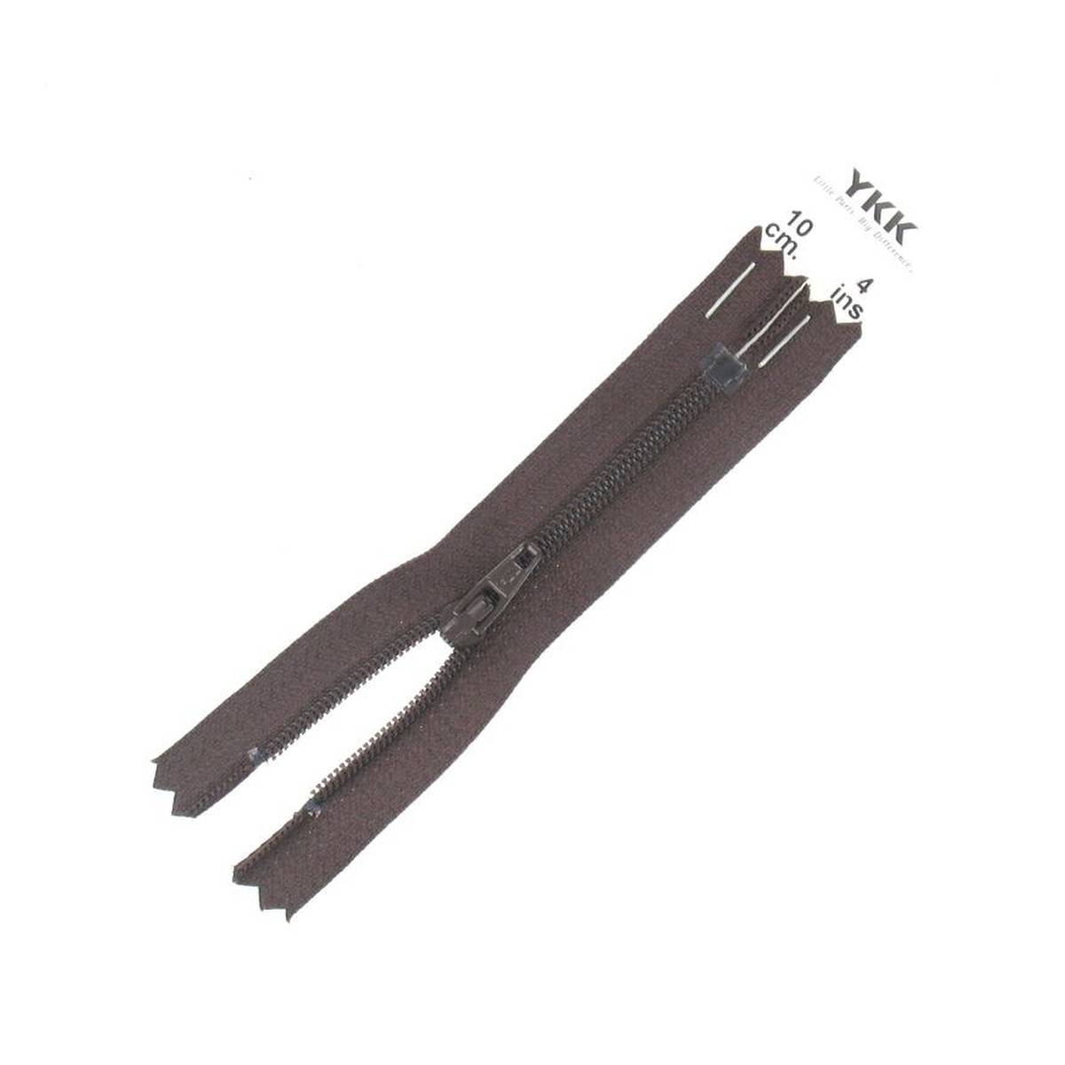YKK Brown Dress and Skirt Zip 10cm