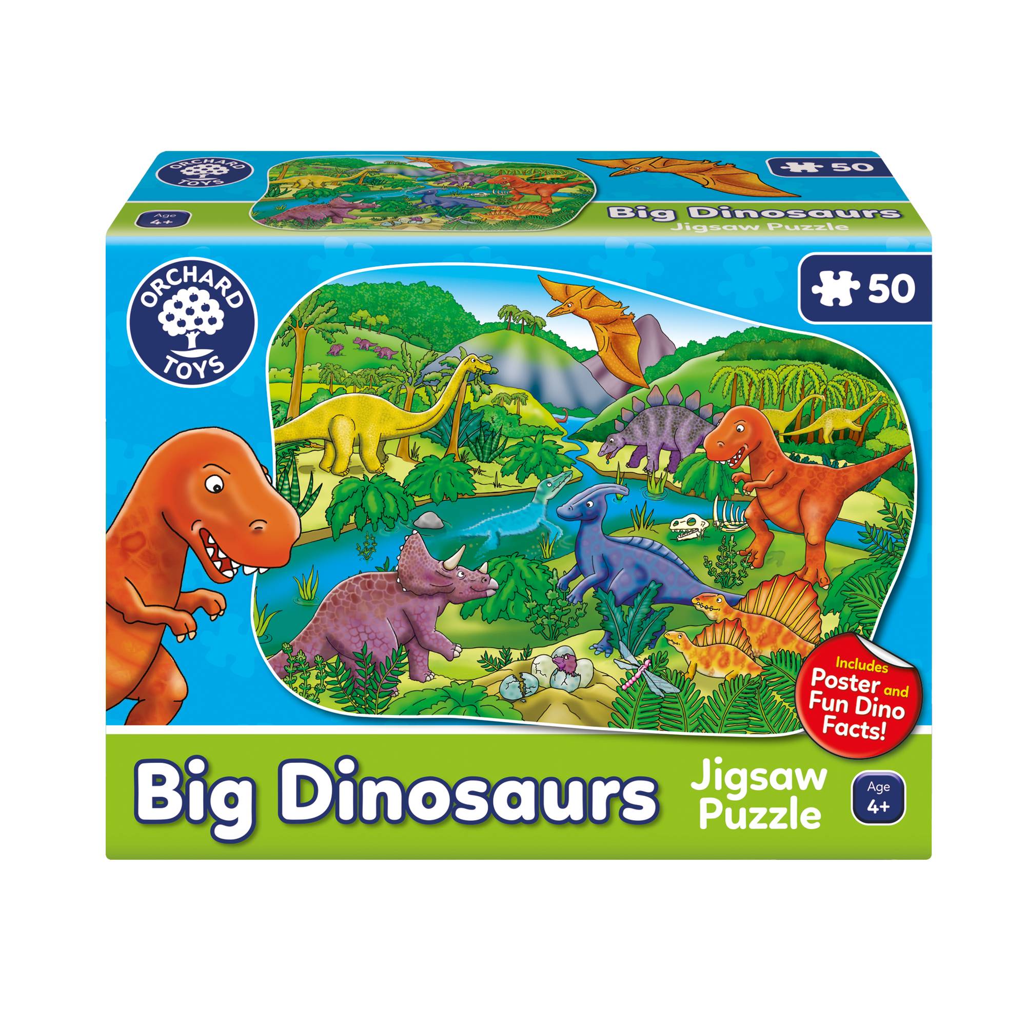 Orchard Toys Big Dinosaurs Jigsaw Puzzle 50 Pieces