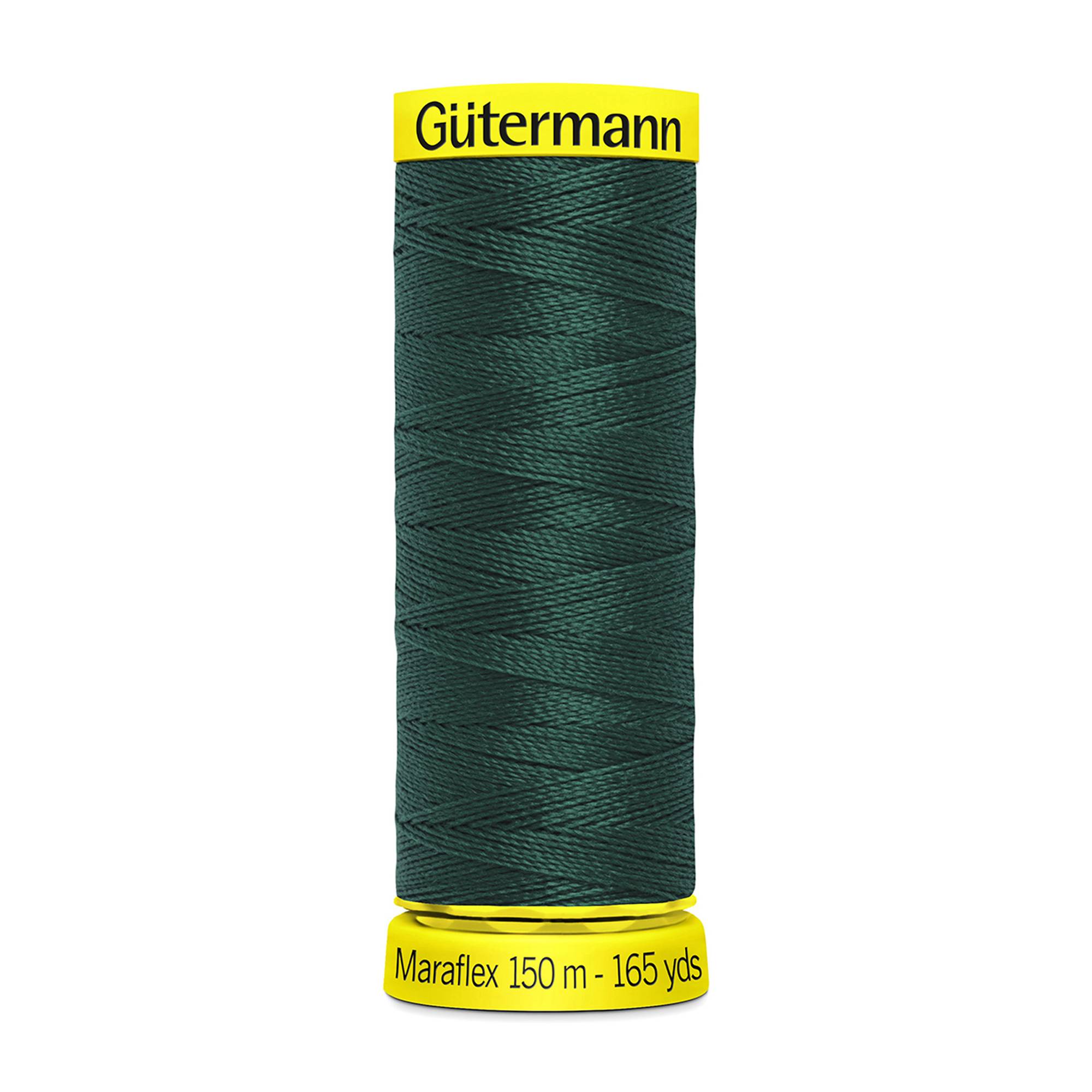 Gutermann Samento Green Maraflex Stretchy Sewing Thread 150m (472)