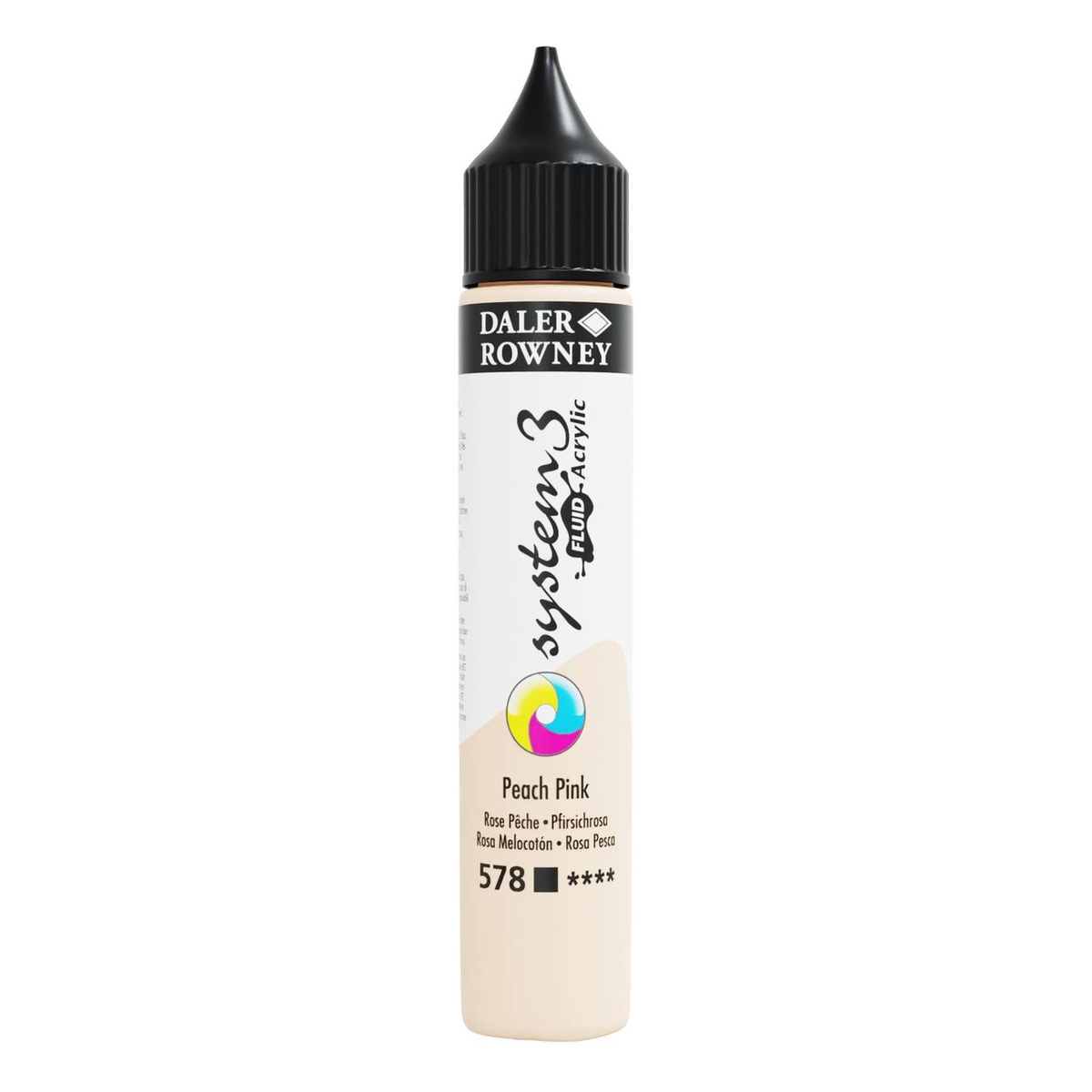 Daler-Rowney System3 Portrait Pink Fluid Acrylic 29.5ml (578)