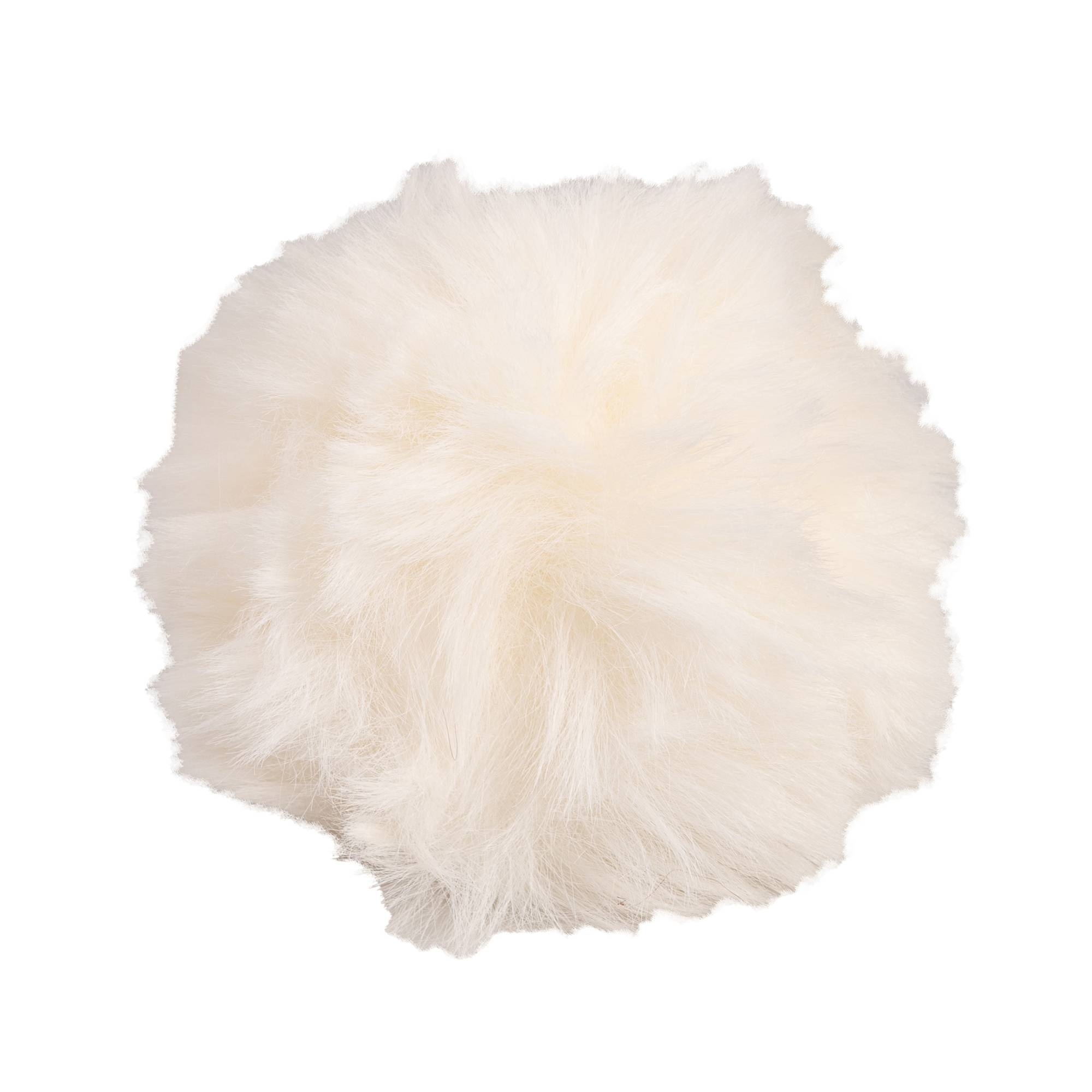 Cream Faux Fur Pom Pom 11cm