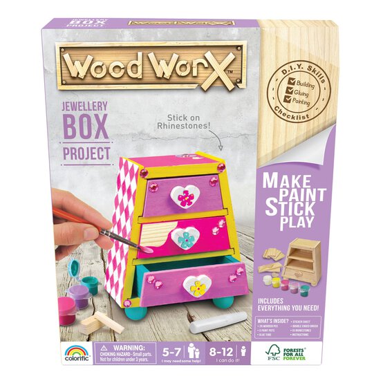 Wood WorX Jewellery Box Project Kit