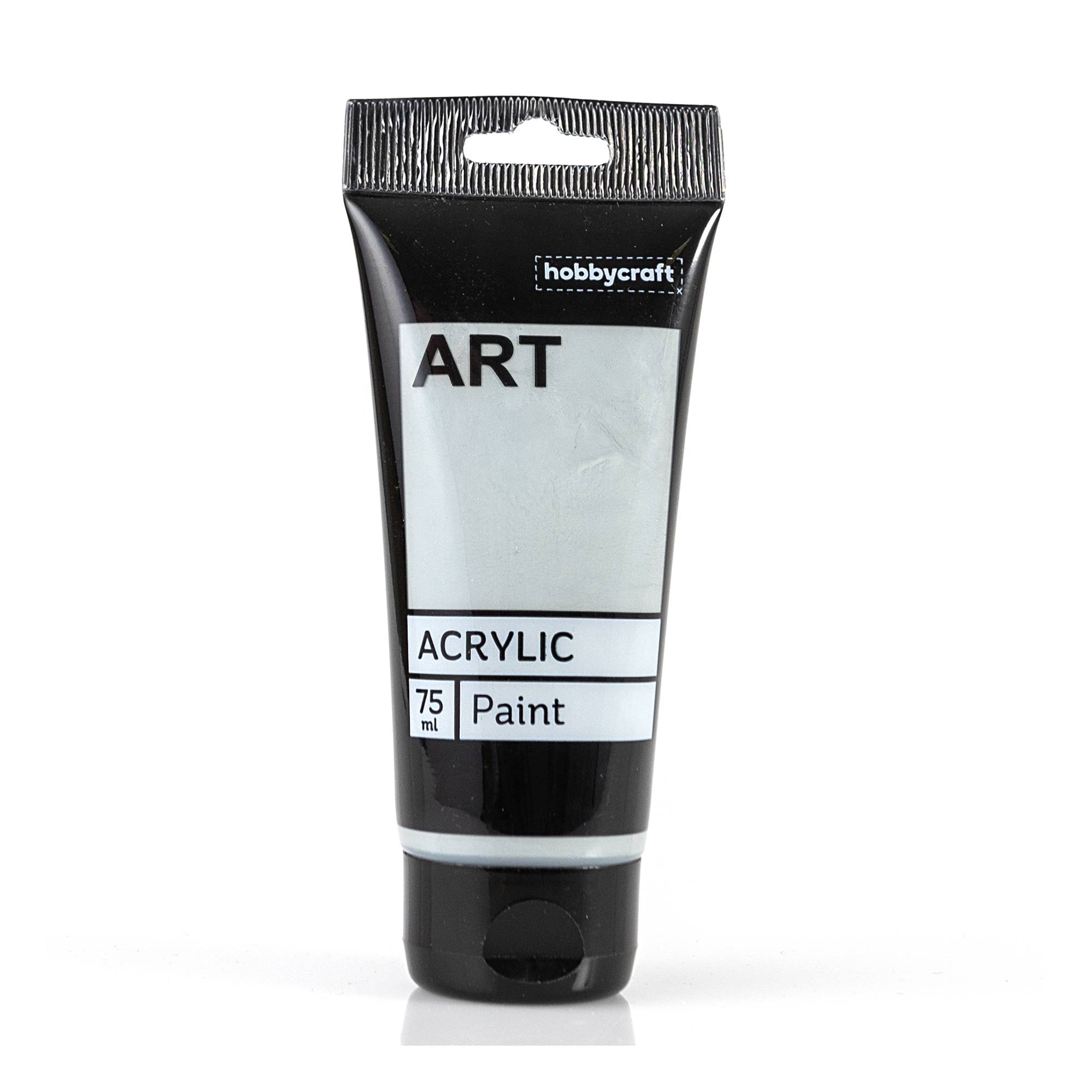 Mid Grey Art Acrylic Paint 75ml