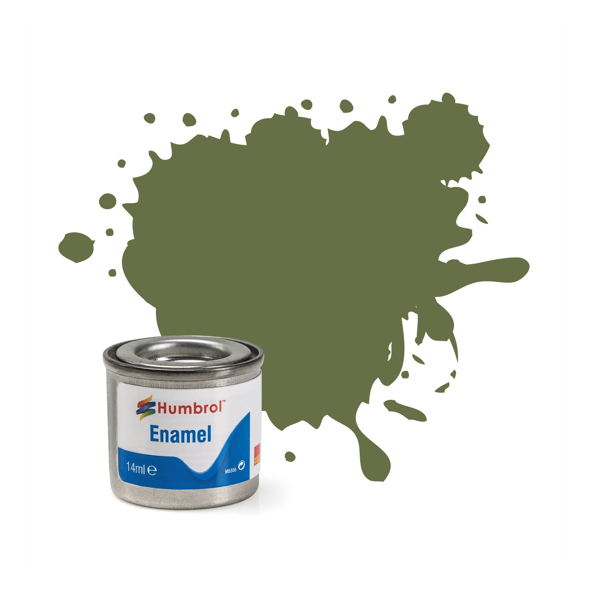 Humbrol 80 Grass Green Enamel Matt Paint 14ml