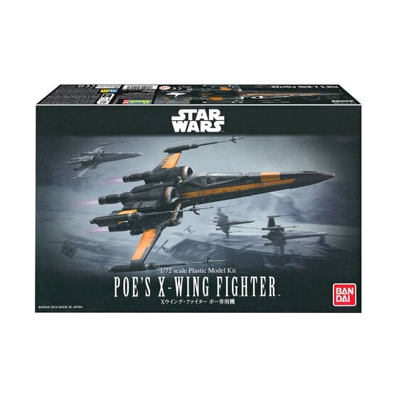 Revell Bandai Poe’s X-Wing Fighter Model Kit 1:72