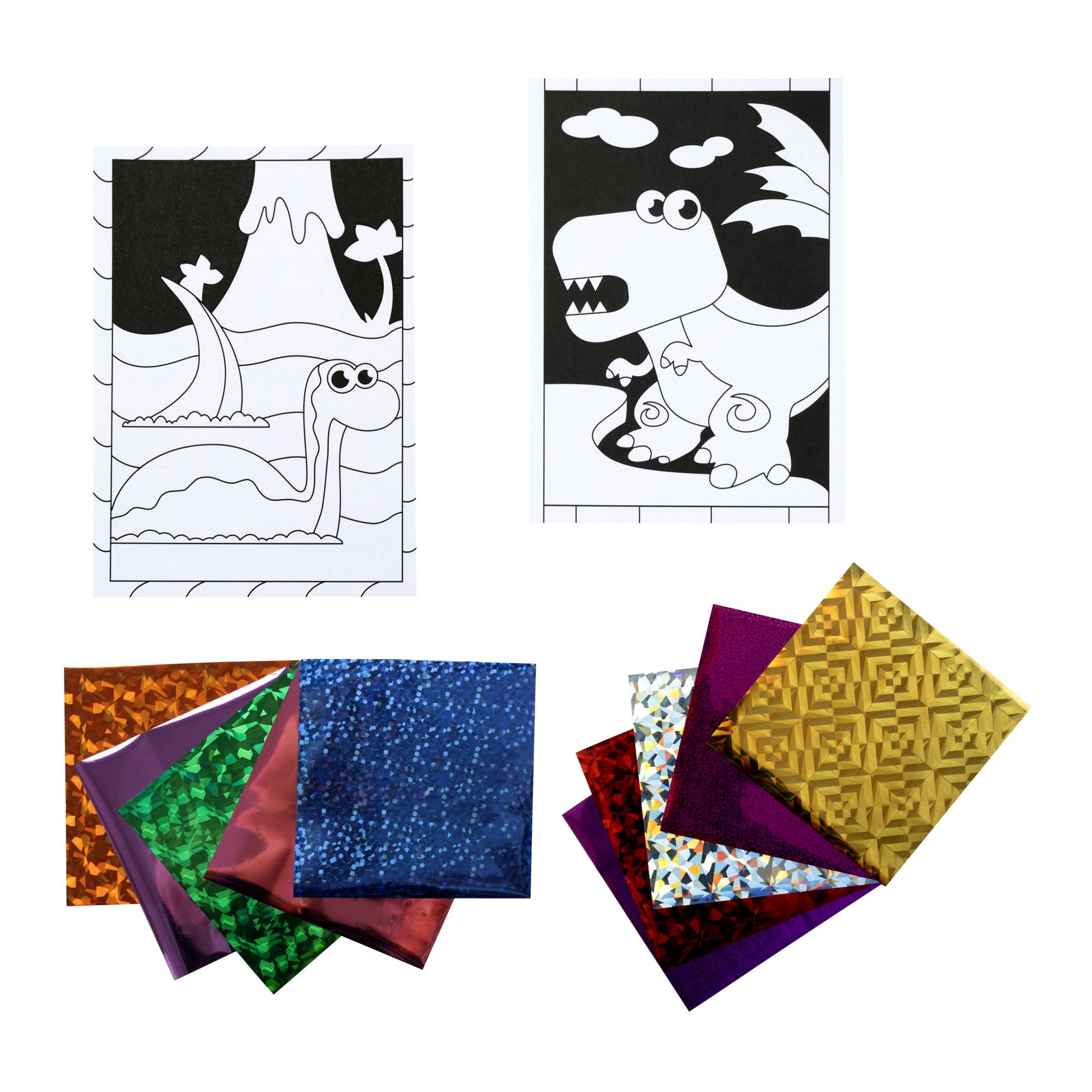 Dinosaur Foil Art Kit