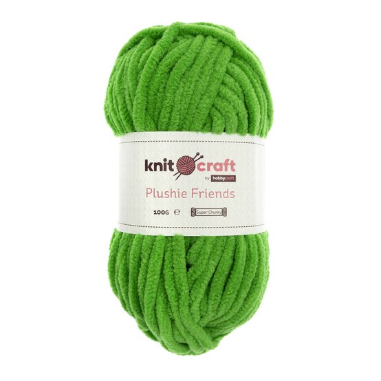 Knitcraft Green Plushie Friends Yarn 100g