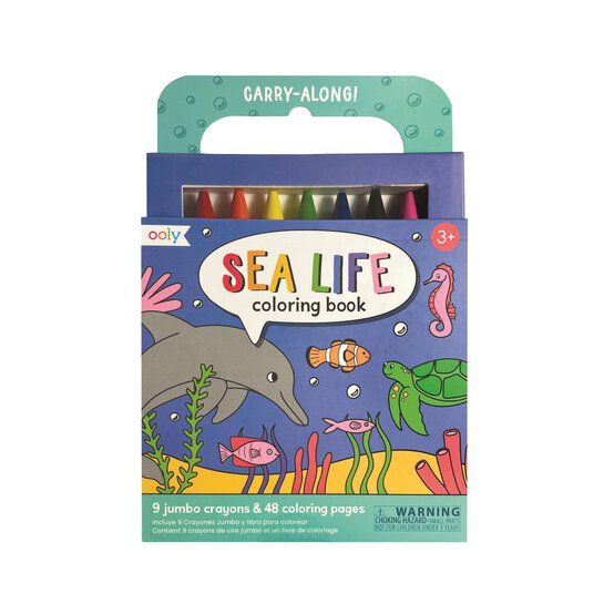 Sealife Colouring Book Kit