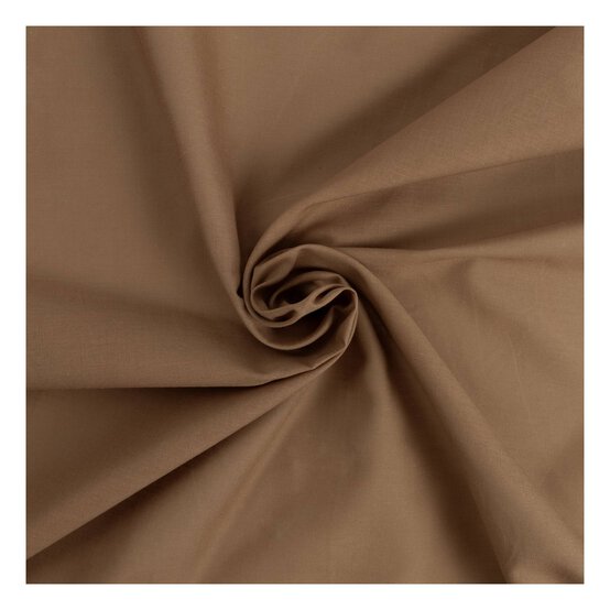 Beige Lawn Cotton Fabric by the Metre