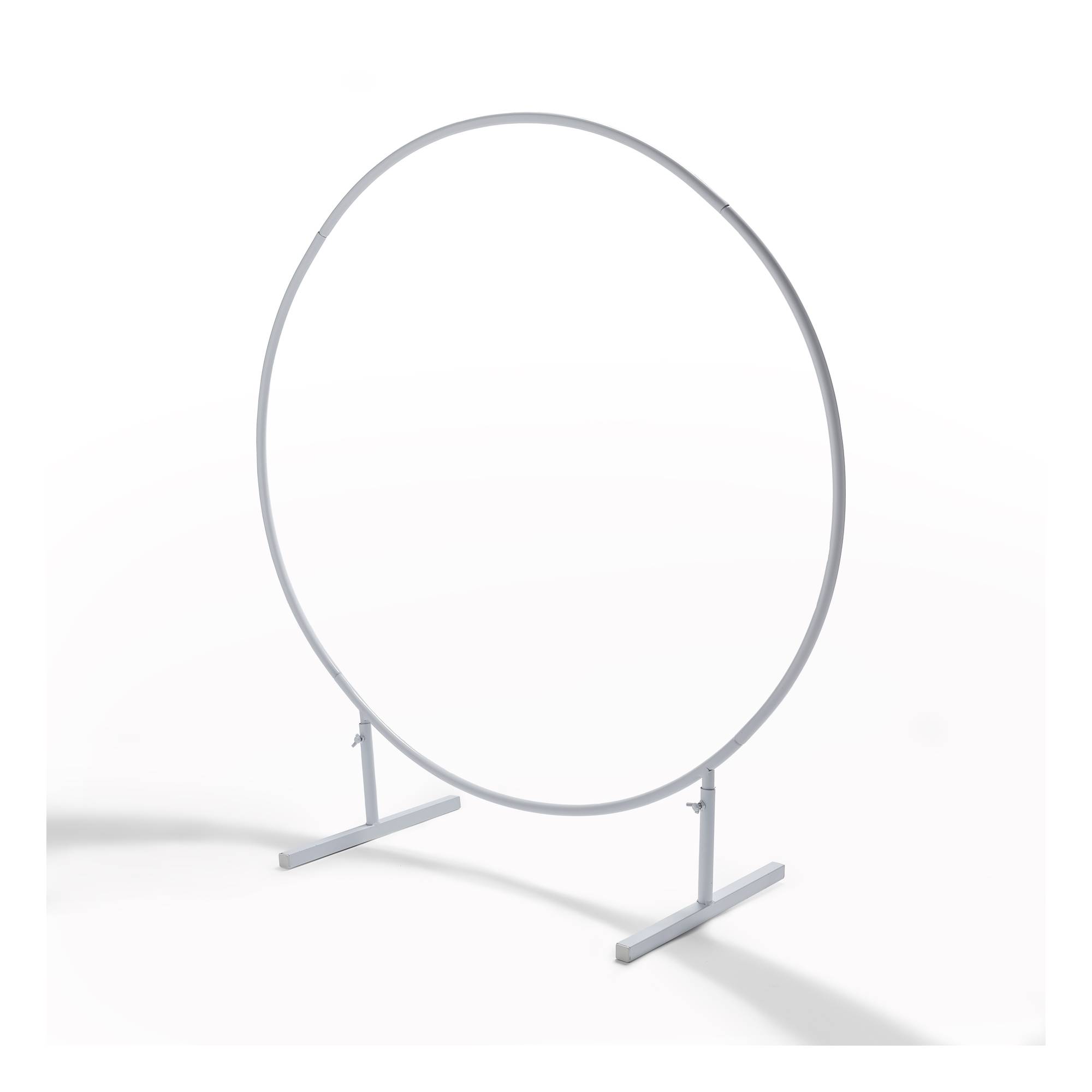 White Round Arch Frame 1m