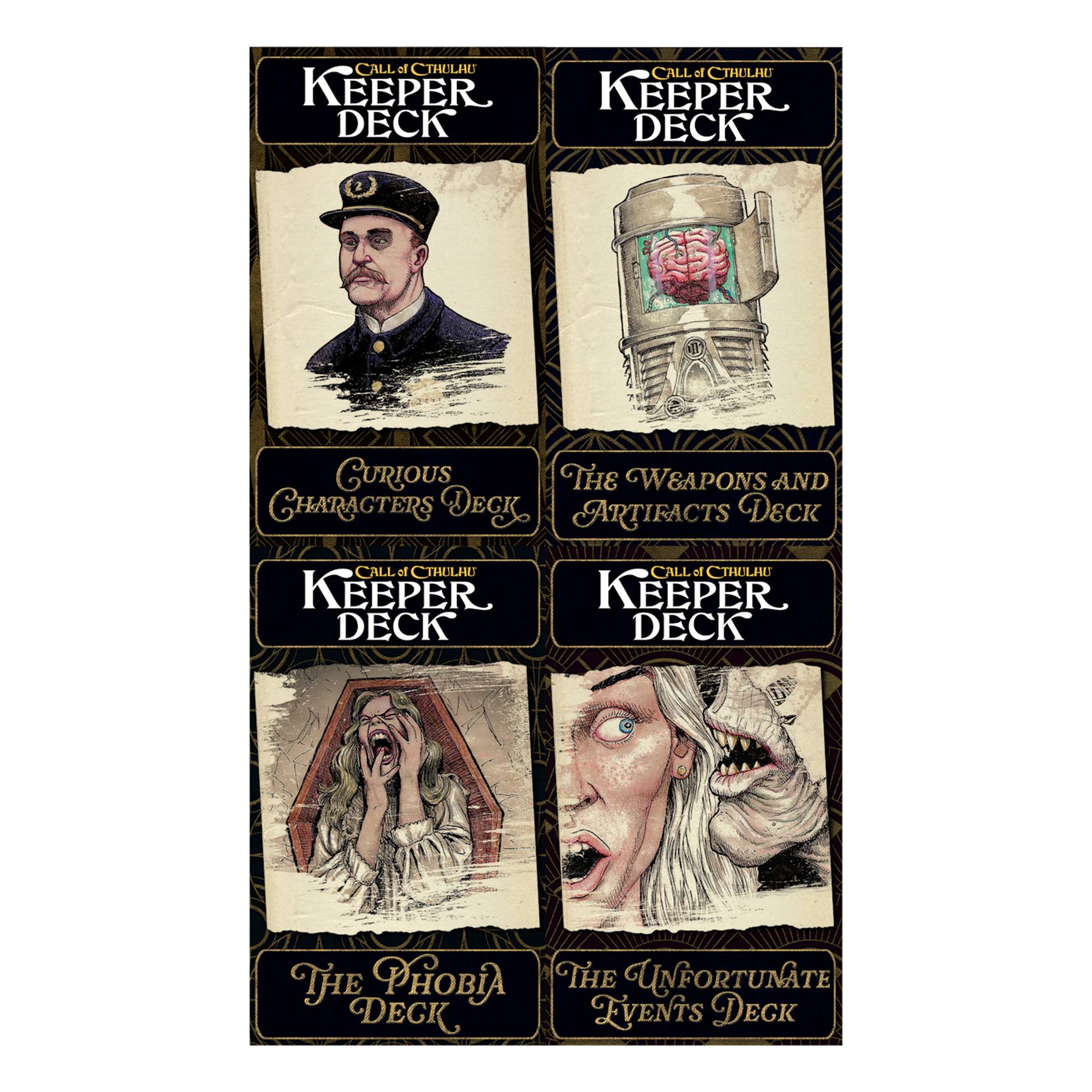 Call of Cthulhu Keeper Decks 2nd Edition