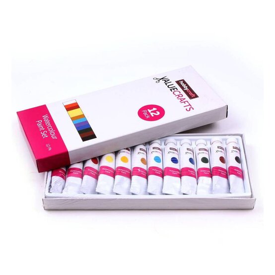 Watercolour Paint Set 12ml 12 Pack