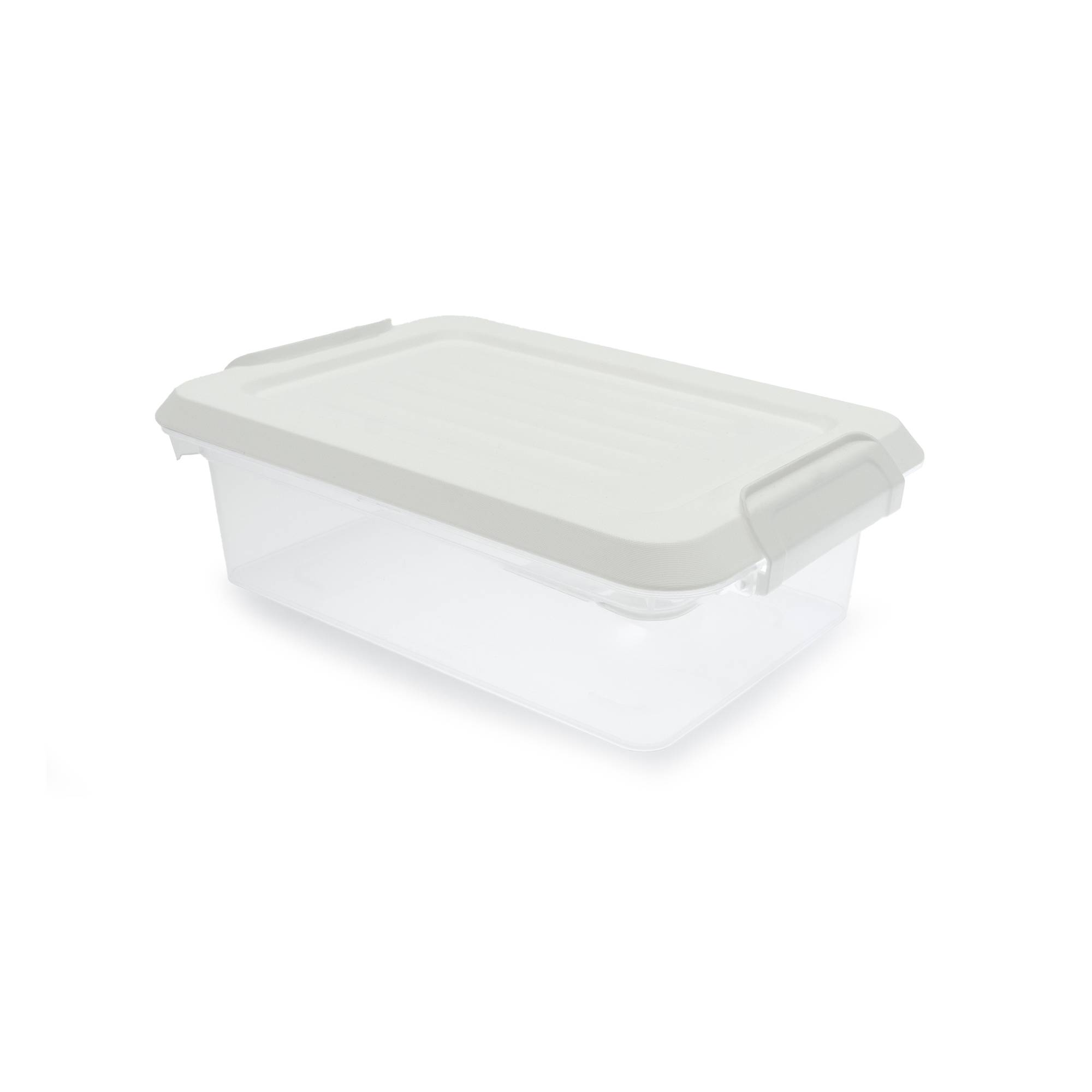 Clear White Storage Box 3 Litres
