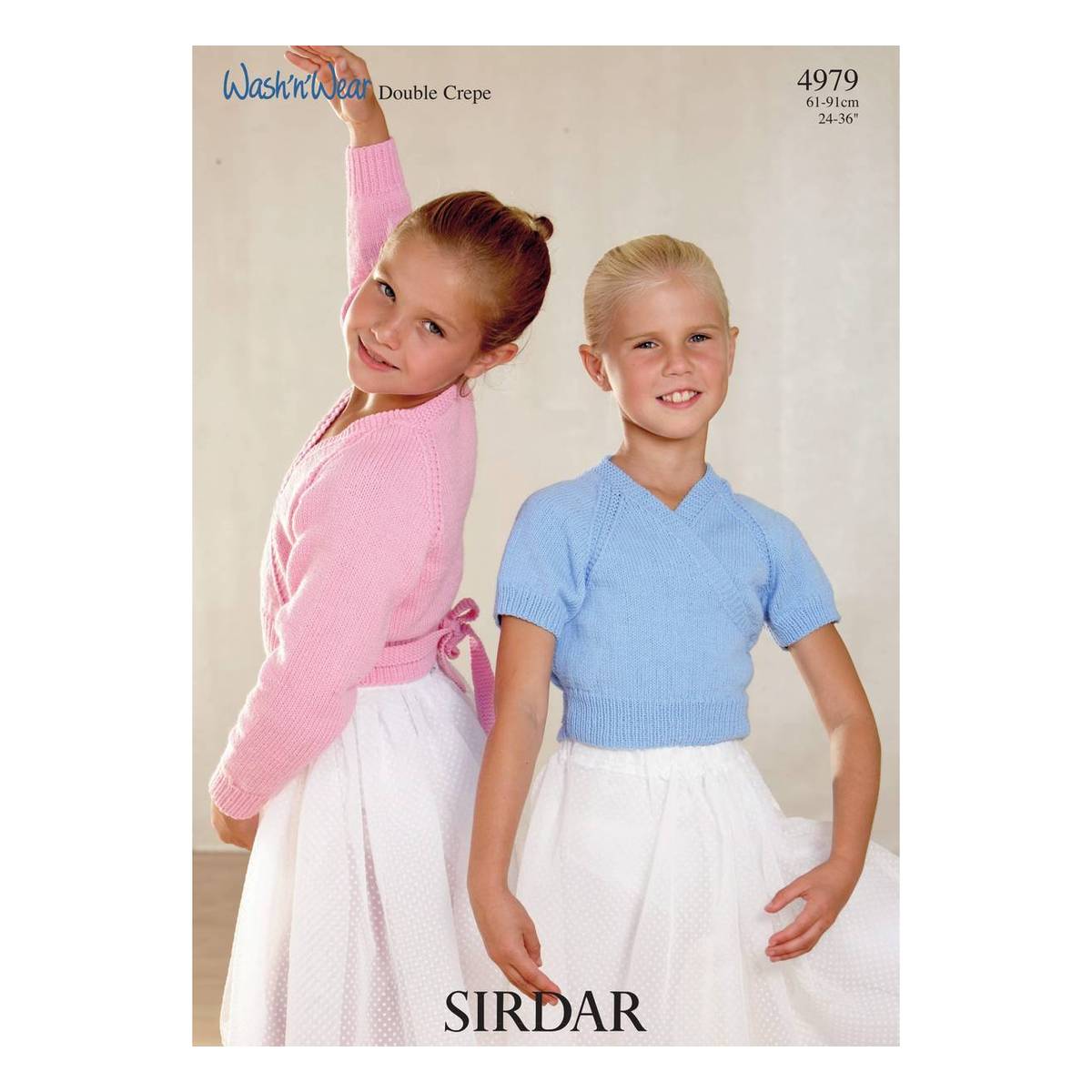 Sirdar Wash 'n' Wear Double Crepe DK Ballet Tops Digital Pattern 4979