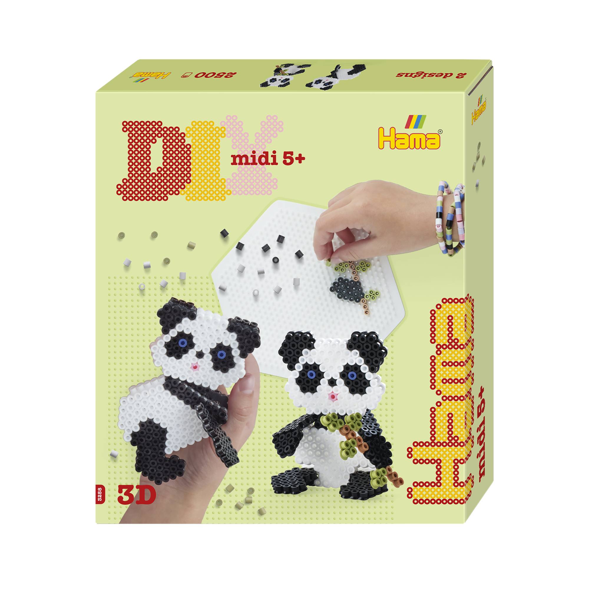 Hama Beads 3D Panda Set