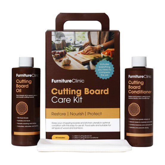 Furniture Clinic Cutting Board Care Kit