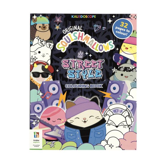 Kaleidoscope Squishmallows Street Style Colouring Book