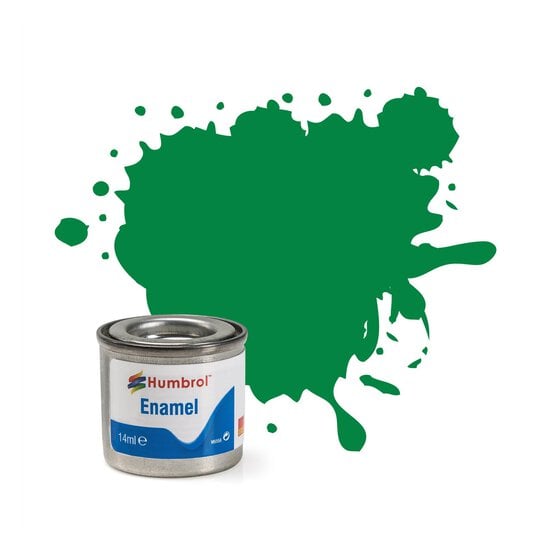 Humbrol 2 Emerald Enamel Gloss Paint 14ml