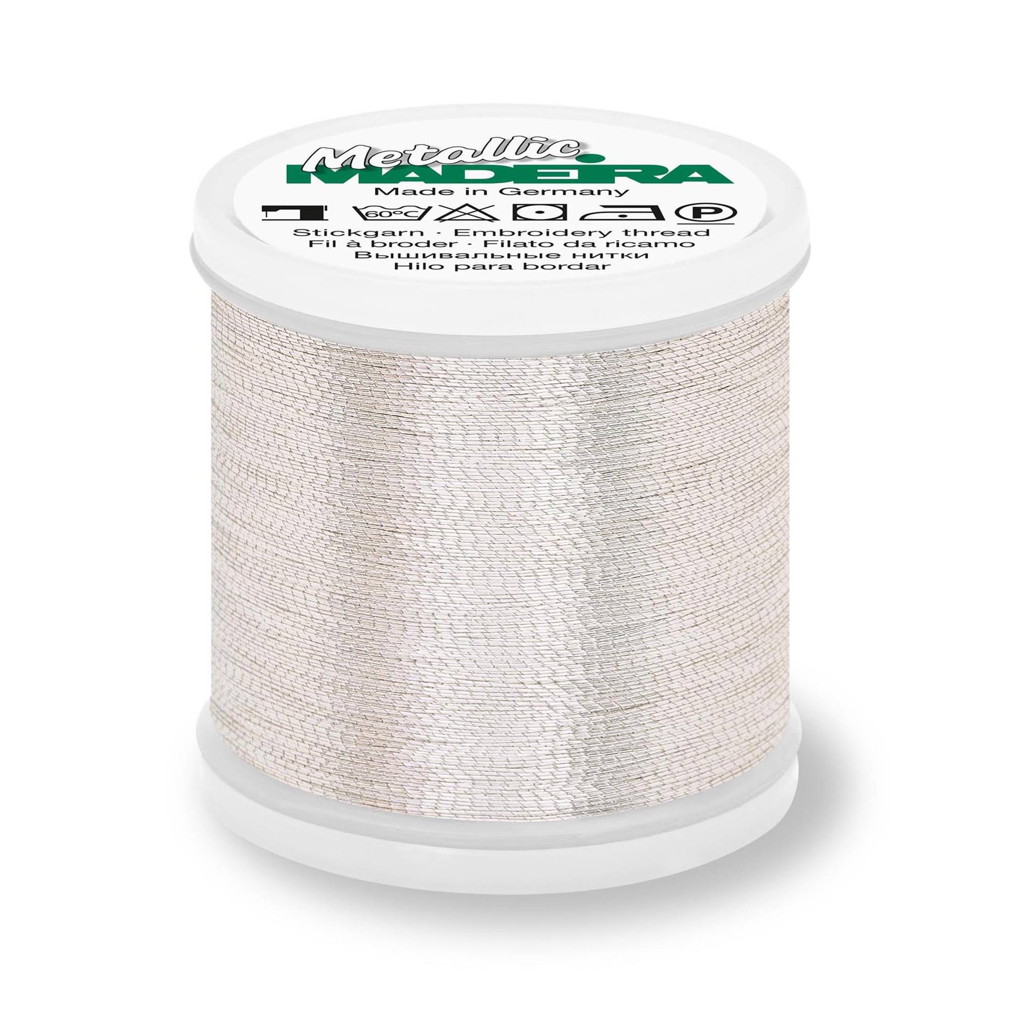 Madeira Silver Metallic 40 Thread 200m