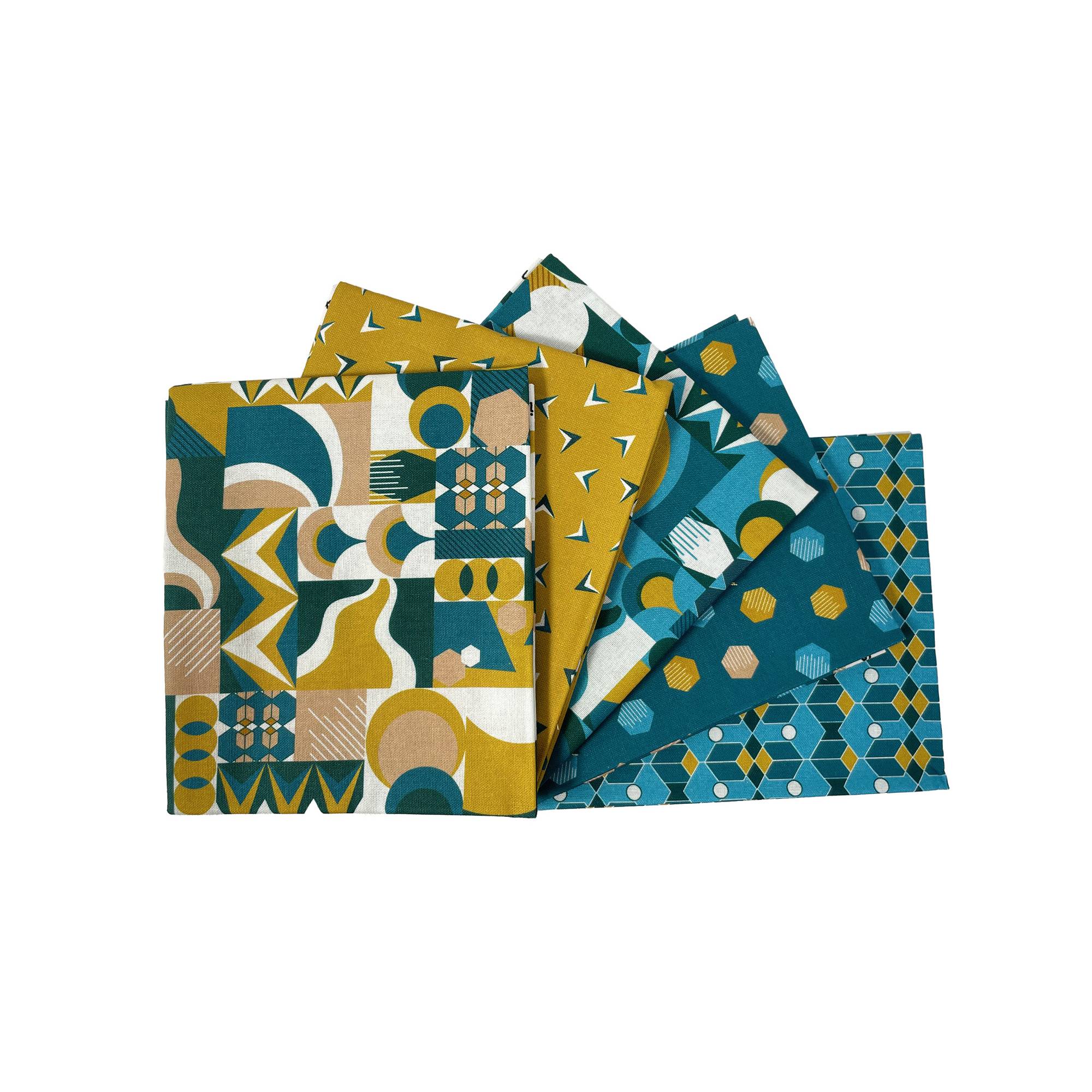 Tessera Tones Cotton Fat Quarters 5 Pack