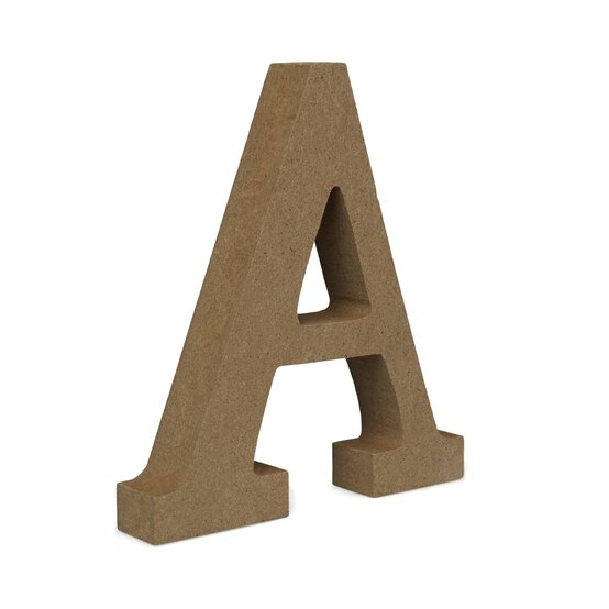 MDF Wooden Letter A 13cm