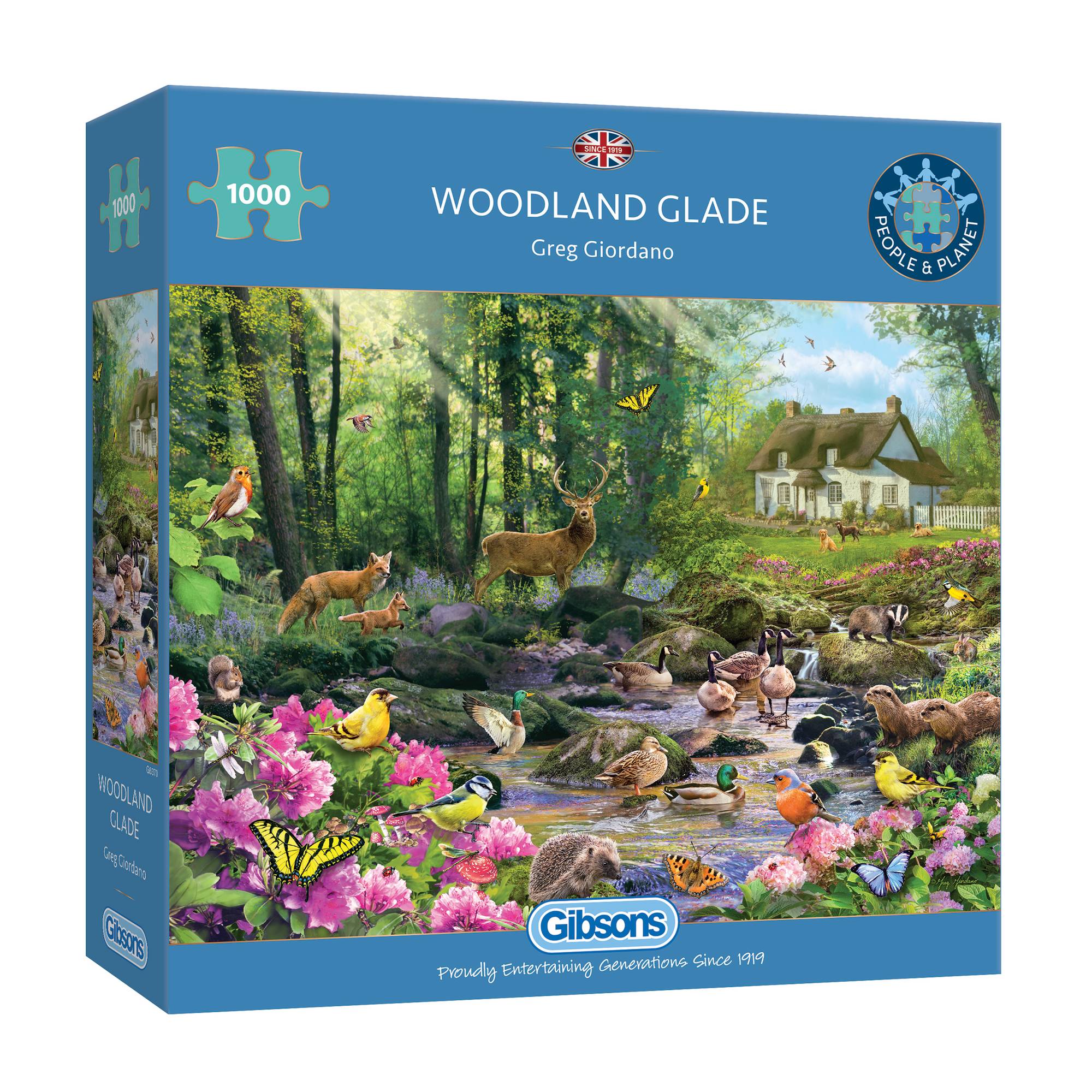 Gibsons Woodland Glade Jigsaw Puzzle 1000 Pieces