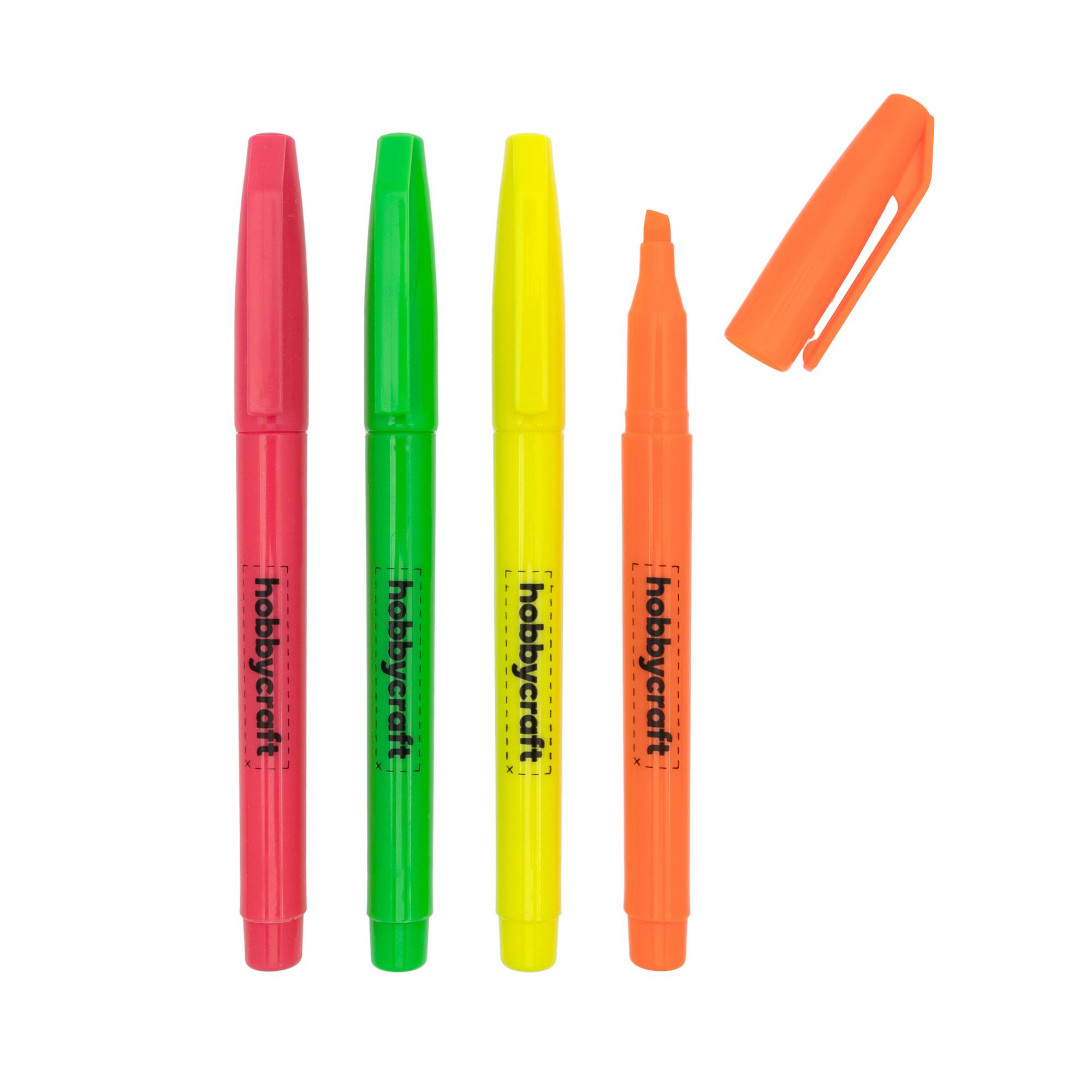 Neon Highlighter Pens 4 Pack