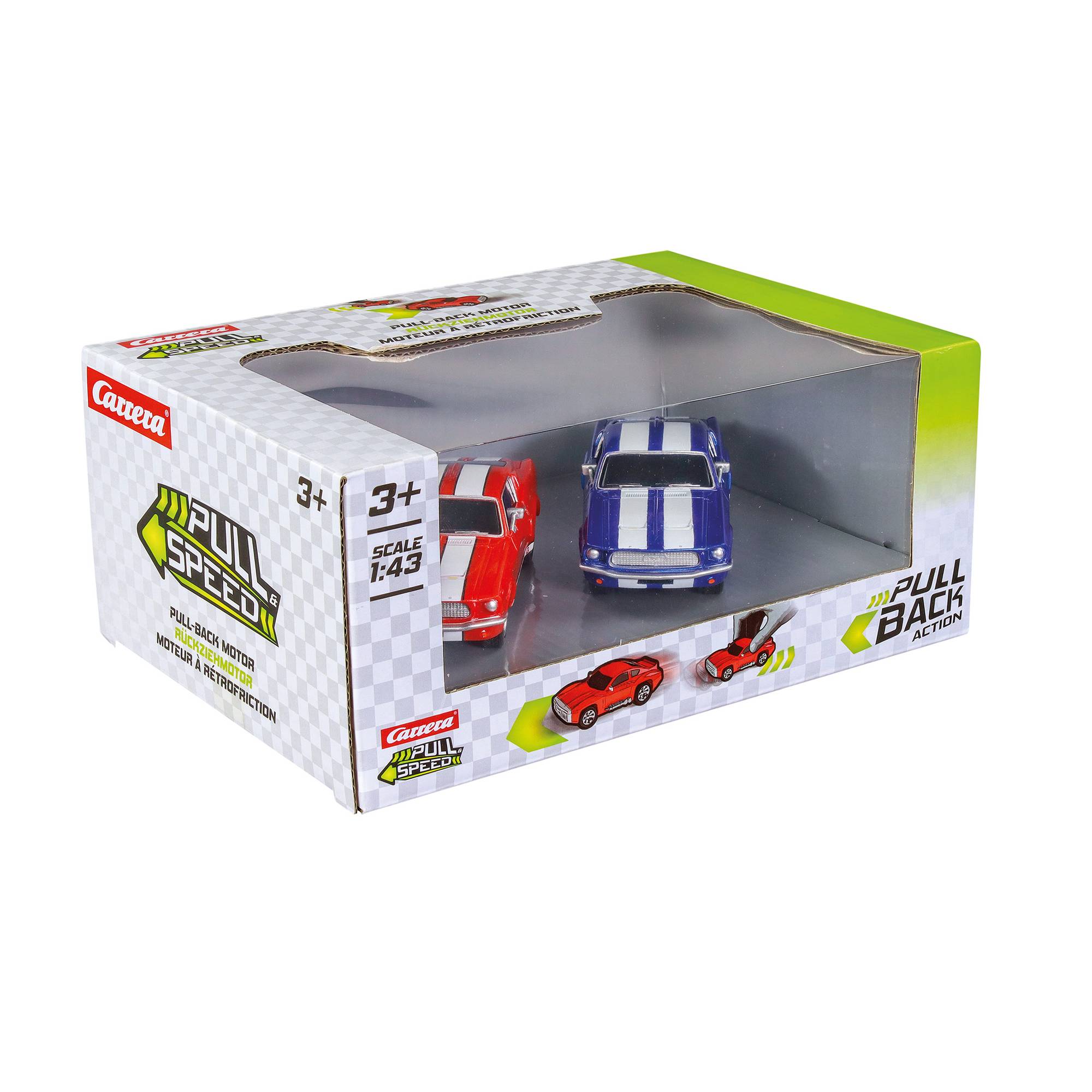 Carrera Pull Speed Mustang 67 2 Pack
