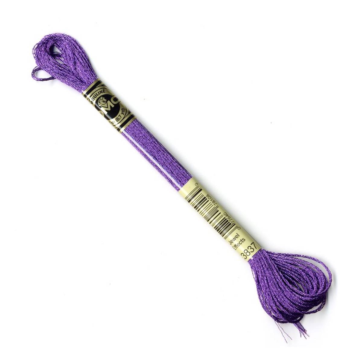 DMC Mouline Purple Ruby Light Effects Embroidery Thread 8m (E3837)