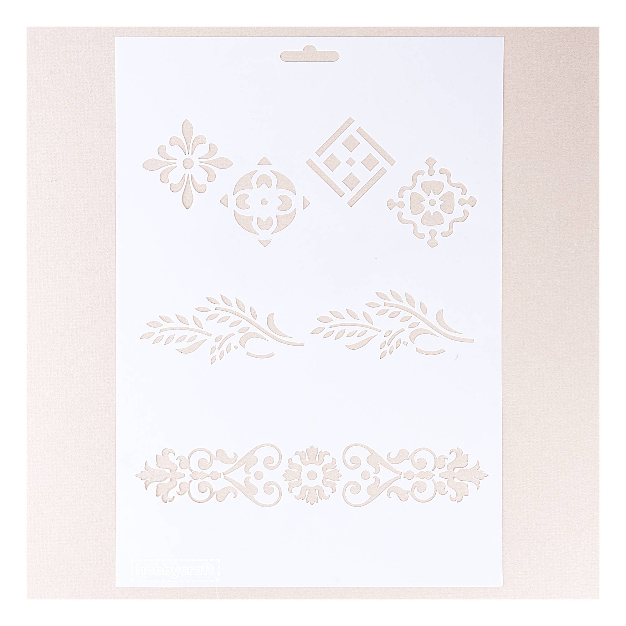 D&eacute;cor Stencil 21cm x 29cm