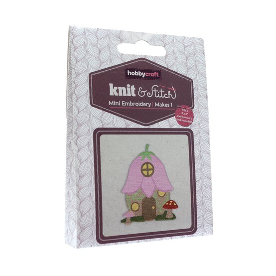 Mini Fairy House Embroidery Kit