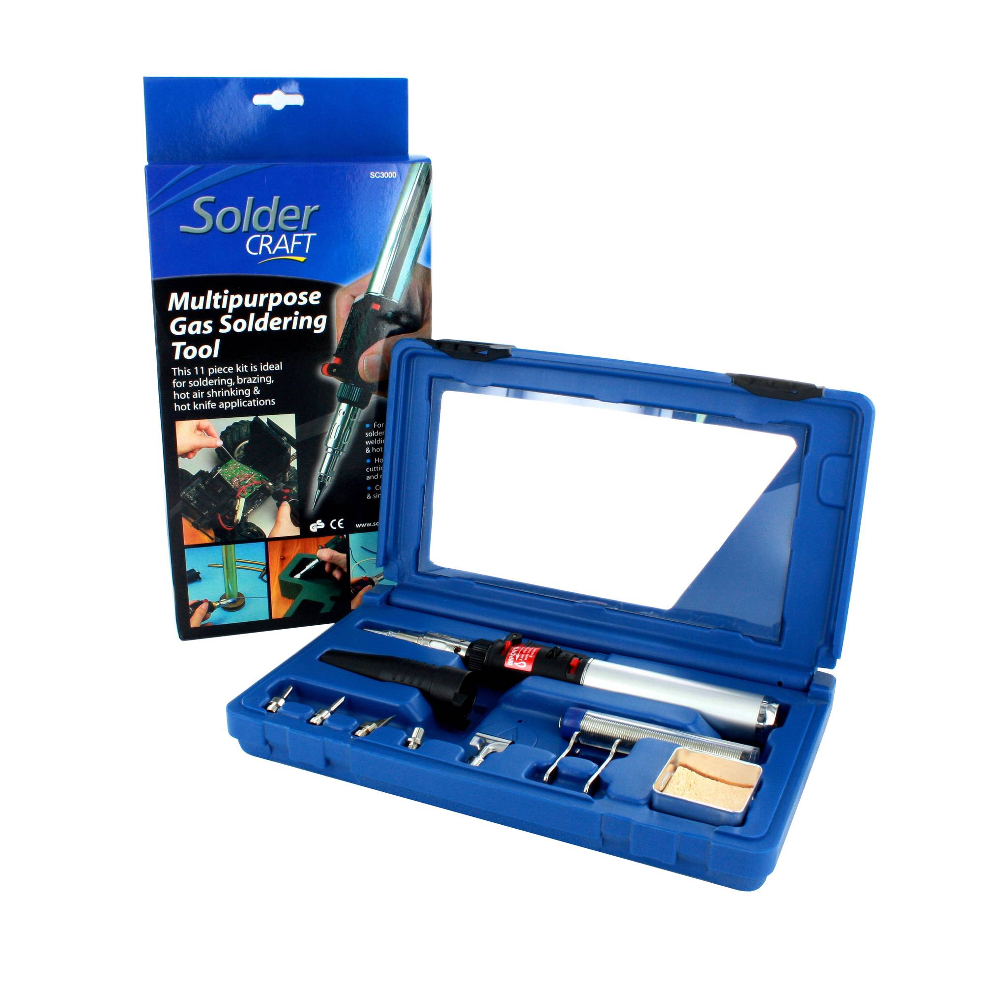 Soldercraft Multipurpose Gas Soldering Tool Kit 11 Pieces