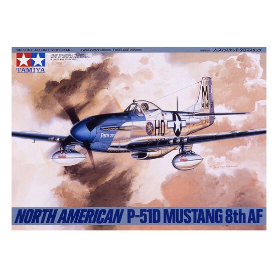 Tamiya N.A. P-51D Mustang 8th AF Model Kit? 1:48