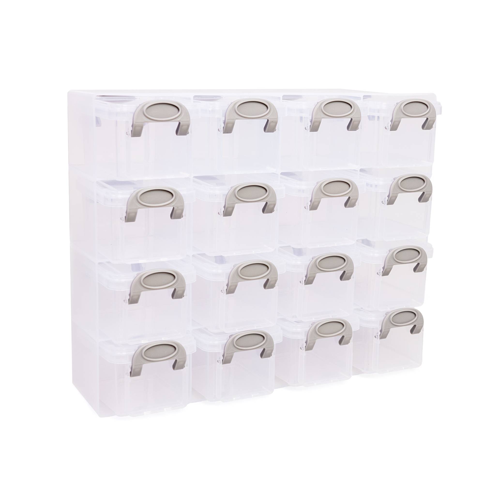 Clear Storage Organiser 16 Pack