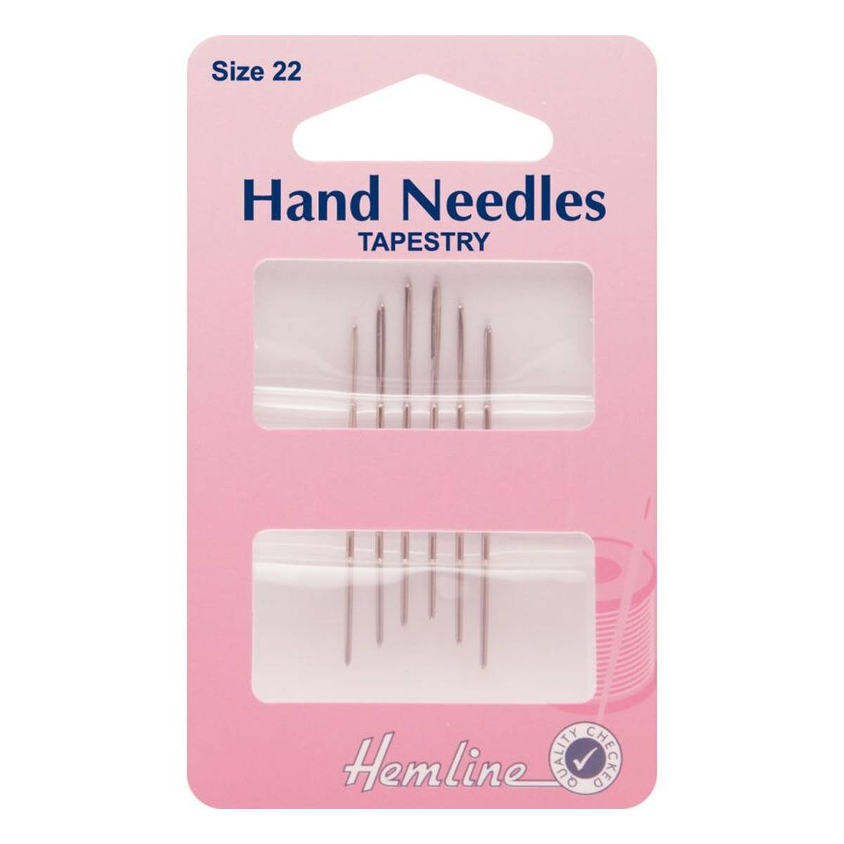 Hemline Tapestry Needles Size 22 6 Pack