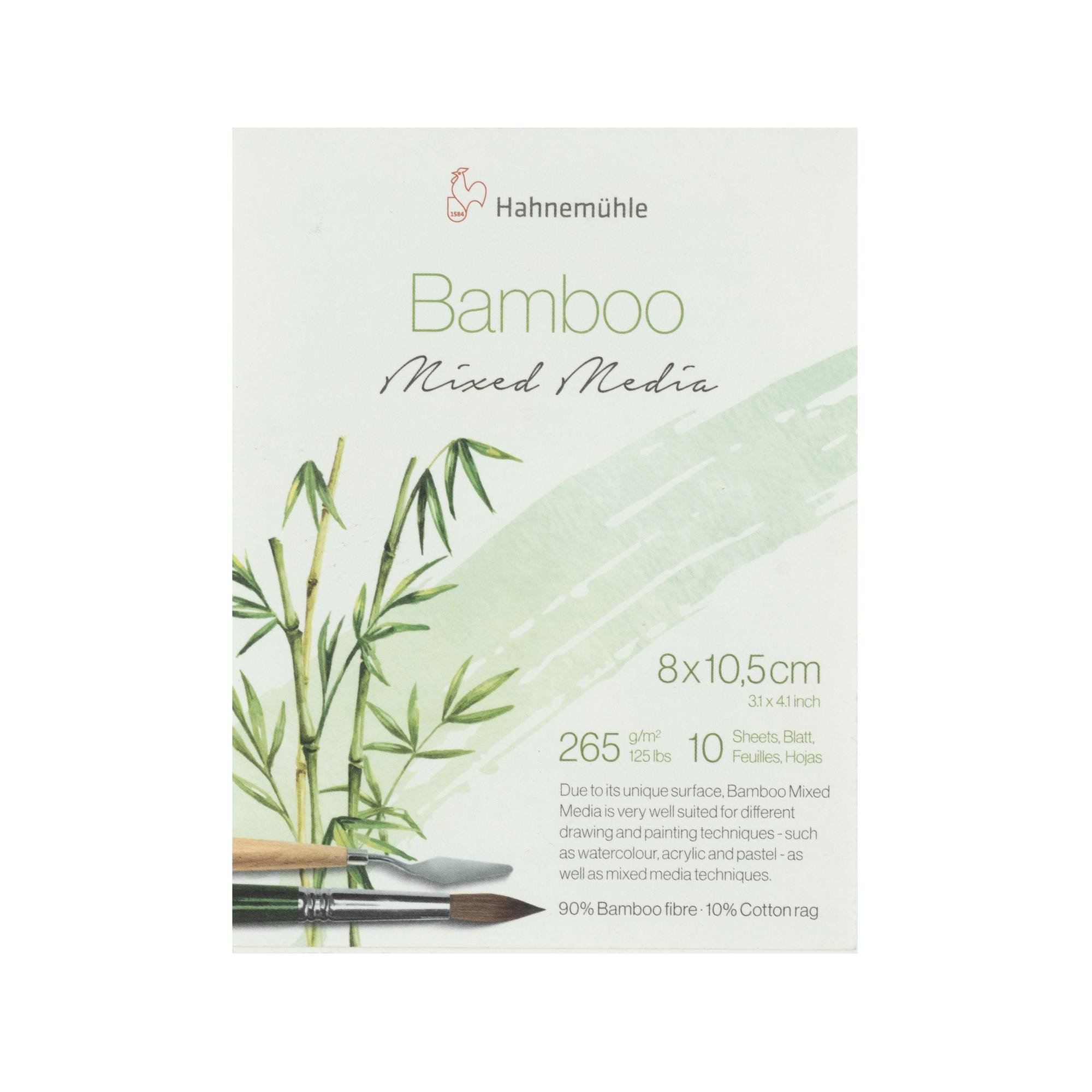 Hahnemuhle Bamboo Mixed Media Pad 8cm x 10.5cm 10 Sheets
