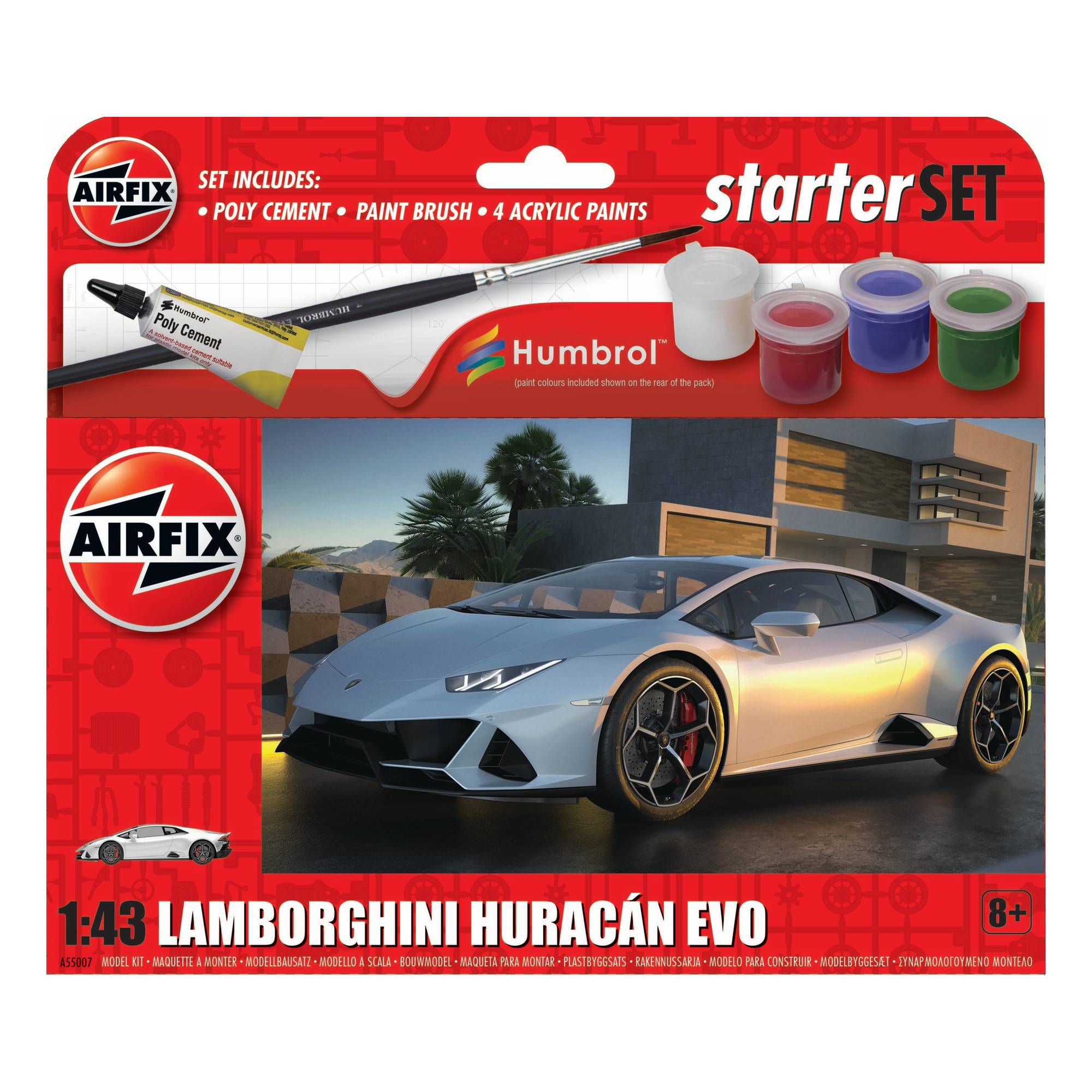 Airfix Lamborghini Hurac&aacute;n EVO Starter Set 1:43