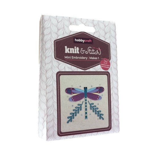 Mini Dragonfly Embroidery Kit