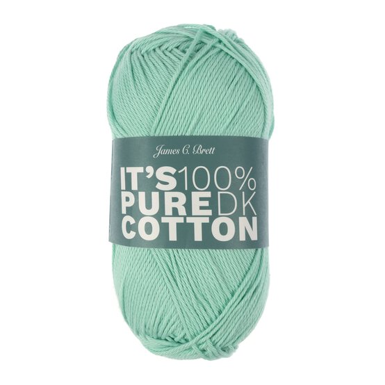 James C Brett Soft Green It’s Pure Cotton Yarn 100g
