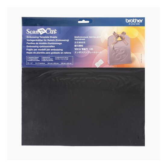 Brother ScanNCut Embossing Template Sheets 3 Pack