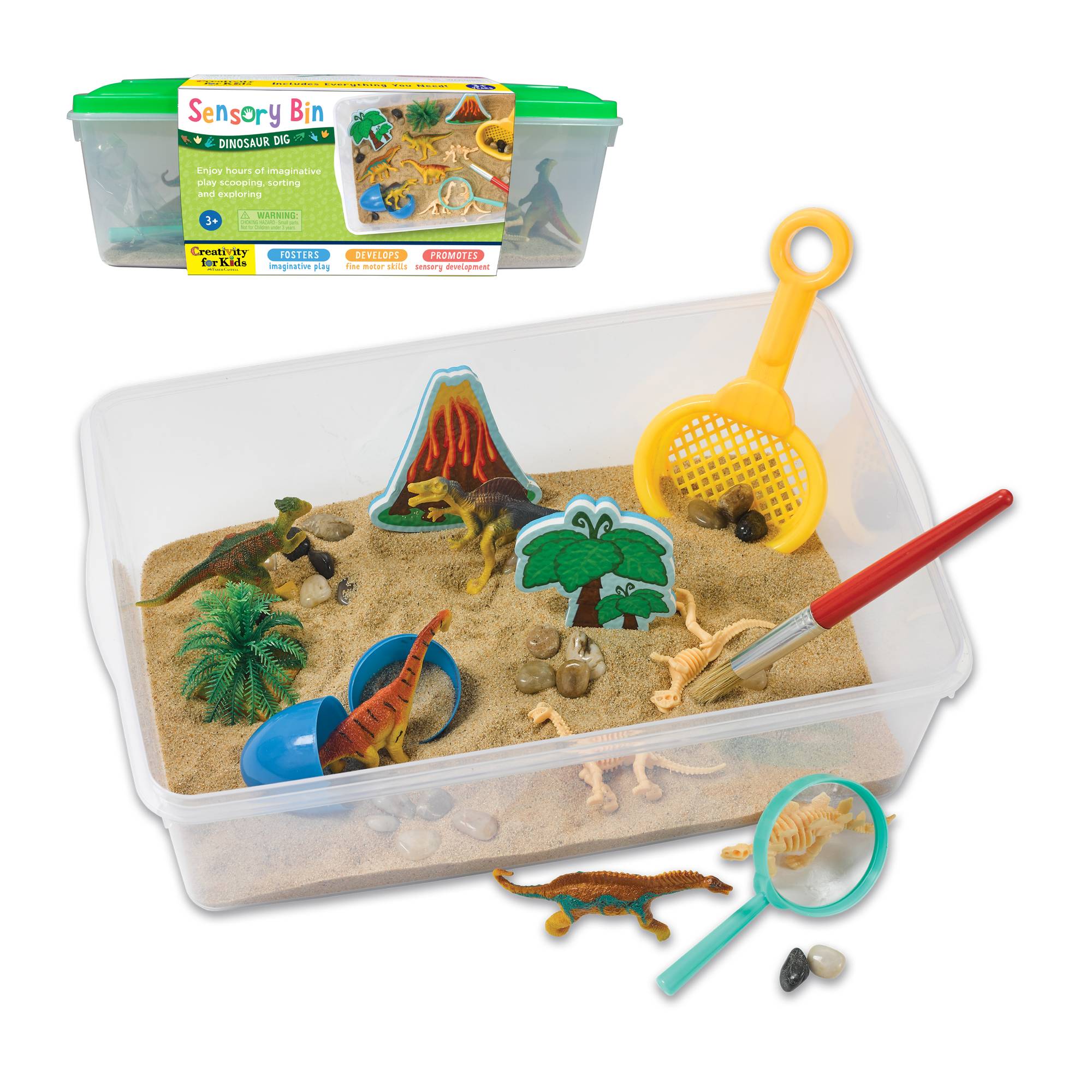 Dinosaur Dig Sensory Bin