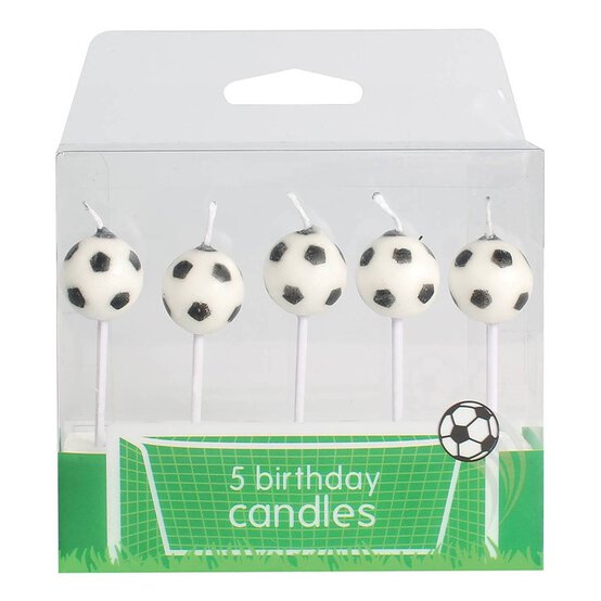 Culpitt Novelty Football Candles 5 Pack
