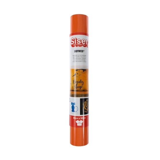 Siser Orange Easyweed Heat Transfer Vinyl 30cm x 50cm