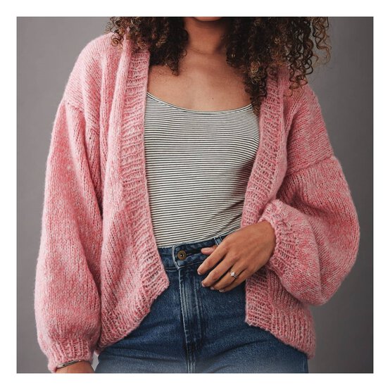 Knitcraft Balloon Sleeve Cardigan Digital Pattern 0192