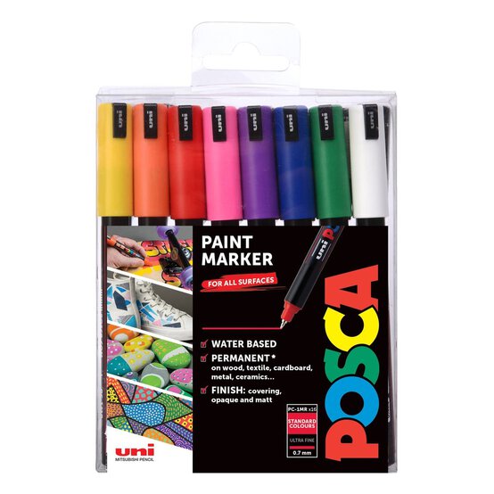 Uni-ball Posca PC-1MR Marker Pens 16 Pack
