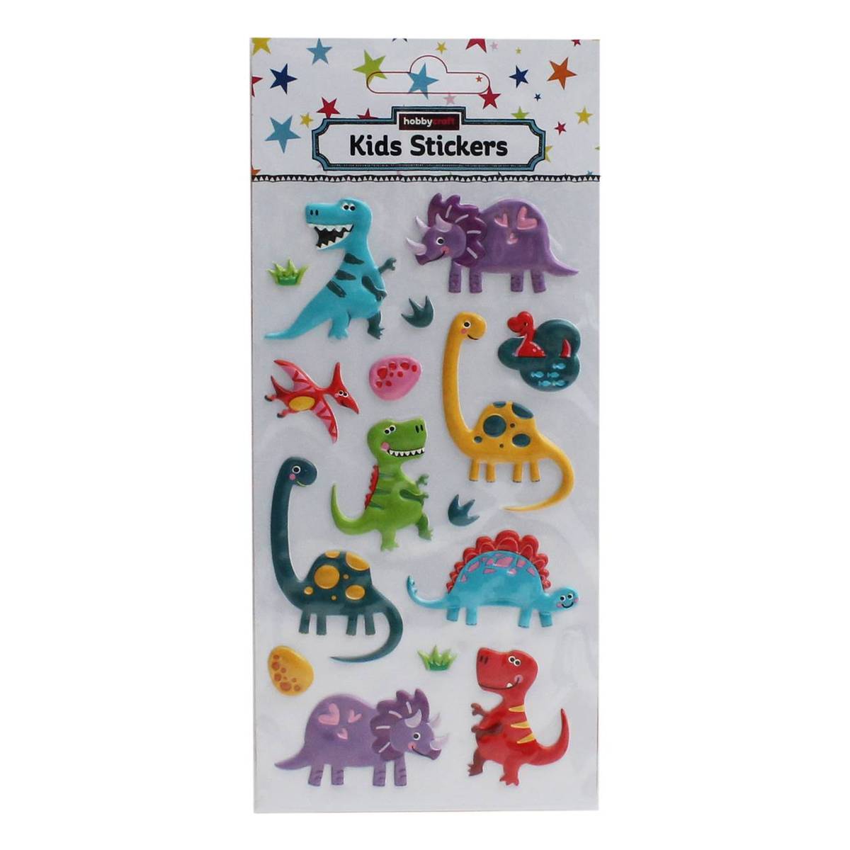Dinosaur Puffy Stickers